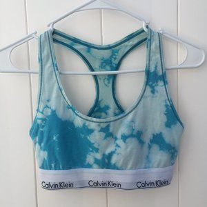 Tie Dye Calvin Klein Modern Cotton Bralette